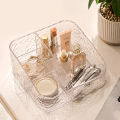 Makeup Organizer Acrylic Multi Grid Storage Rack Cosmetic Shelf Make Up For Dressing Table Bathroom Perfume Beauty Tool Organizers Space Saver Box. 
