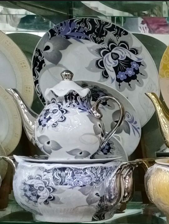 75 Pieces -Cheeni Dinner Set For 8 person Service