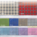 Cotton TC small plaid fabric 1 inch width 45 inch meter fabric yard fabric. 