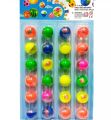 China Ping Pong 24 Piece Rubber Ball Set For Kids-Multicolor. 