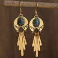 New Retro Originality Exaggerated Hollow Palace Style Round Earrings Bohemian Fashion Women's Festival Party Accessories Jewelry.
