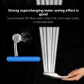 300-Hole Square Hand-Held Pressurized Shower Head Shower Nozzle Bath Shower Pressurized Shower Head Water-Saving Shower Head. 