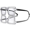 3 Pairs Oversize Transparent Sunglasses Women Sketch Line Shape Goggles for Daily Outfit Fishing Cycling Travel Beach Vocation.