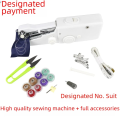 Portable Handheld Mini Electric Sewing Machine Multi-function Manual Sewing Machine Handy Stitch For Home Travel. 