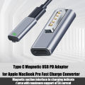 Magnetic USB C PD Adapter Type C Connector Quick Charge Data for MacBook Air/Pro. 