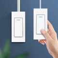 1Pc 1 Gang 2 Way Surface Mount Switch Wire Hanging Installation Bedside On/Off Control Lamp Panel Wall Light Switch. 