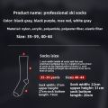 New Thickened Ski Socks Breathable Thermal Knee High Socks Moisture-wicking Anti-slip Snowboard Stockings for Winter Sports.