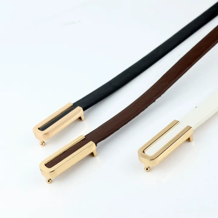 100cm%20Fashionable%20and%20Versatile%20Black%20Leather%20Thin%20Belt%20for%20Women,%20Decorative%20Dress%20Simple%20Korean%20Style%20Suit%20%20White%20Small%20Belt%20-%20Image%204