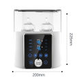 Multi function Baby Bottle Warmer Heater Sterilizer 8-in-1 Fast Milk Warmer with Timer Breast Milk or Formula Fits 2 Bottles. 