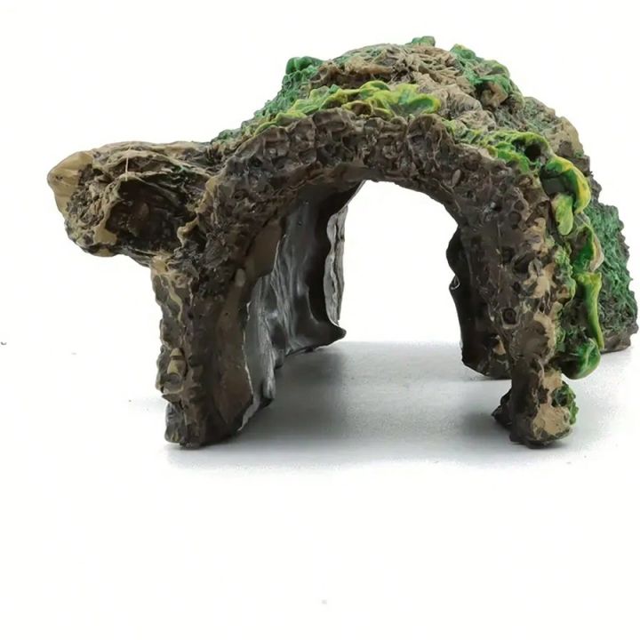 Lifelike%20Aquarium%20Cave%20Ornament%20with%20Greenery%20Design%20Creates%20a%20Comfortable%20Hiding%20Spot%20for%20Aquatic%20Animals%20Enhances%20-%20Image%203