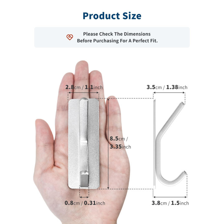 4pcs%20Towel%20Hooks%20Self%20Adhesive%20Bathroom%20Hooks%20304%20Stainless%20Steel%20Bathrobe%20Hooks%20%20Storage%20Hanger%20Strong%20Adhesion%20Stick%20Wall%20Hook%20-%20Image%206