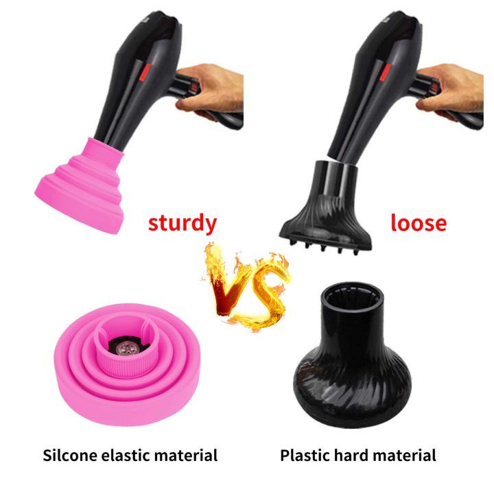 Collapsible Hair Dryer Diffuser Attachment Foldable Portable Blow Dryer Diffuser Pink Professional Hair Styling Tools
