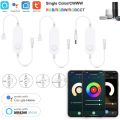 Mini Tuya Wifi Led Dimmer DC12 DC24V 5050 COB CCT/RGB/RGBW/RGBCCT Led Light Strip Single Color Controller Voice for Alexa . 