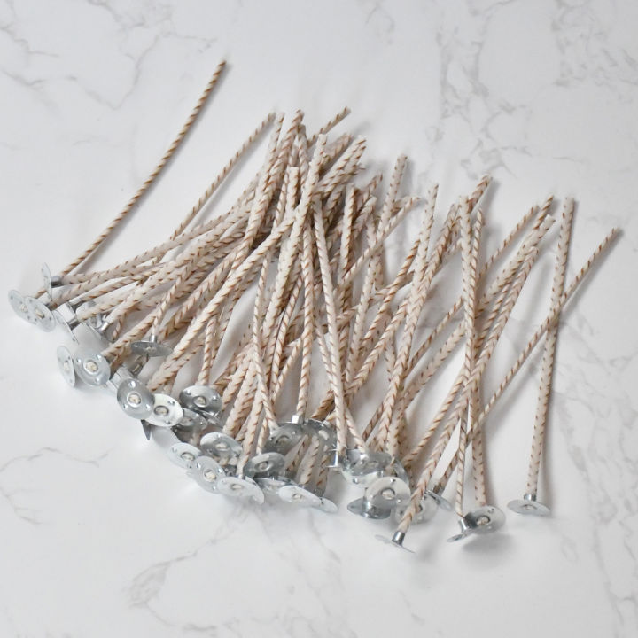 50pcs/Bag%20Brown%20Pure%20Cotton%20Soybeans%20Core%20Candles%20Smokeless%20Wicks%20%2010cm%20Candle%20Making%20Supplies%20Accessories%20-%20Image%206