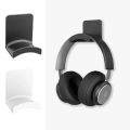 Universal Headphone Stand Adhensive Plastic Wall Mount Hanger Under Desk Headset Rack Holder Support for Gaming Earphone Bracket.