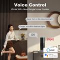 Manhot Smart EU Zigbee Button Switch No Capacitor Wire Required 1/2/3Gang Wall Light Switch Work With Tuya Alexa  Home. 