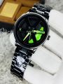 GYRO R30M WHYL - The Alloy Wheel Watch With Rotating Alloy Wheel and Pure Leather Strap. 