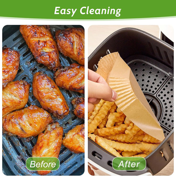30-200%20Pcs%20Hot%20Air%20Fryer%20Paper%20Liners%20for%20Cosori%205'5/6%E2%80%994%20L%2020cm%2023cm%20XXL%20Large%20Square%20Disposable%20Airfryer%20Oven%20Baking%20Paper%20Tray%20-%20Image%204