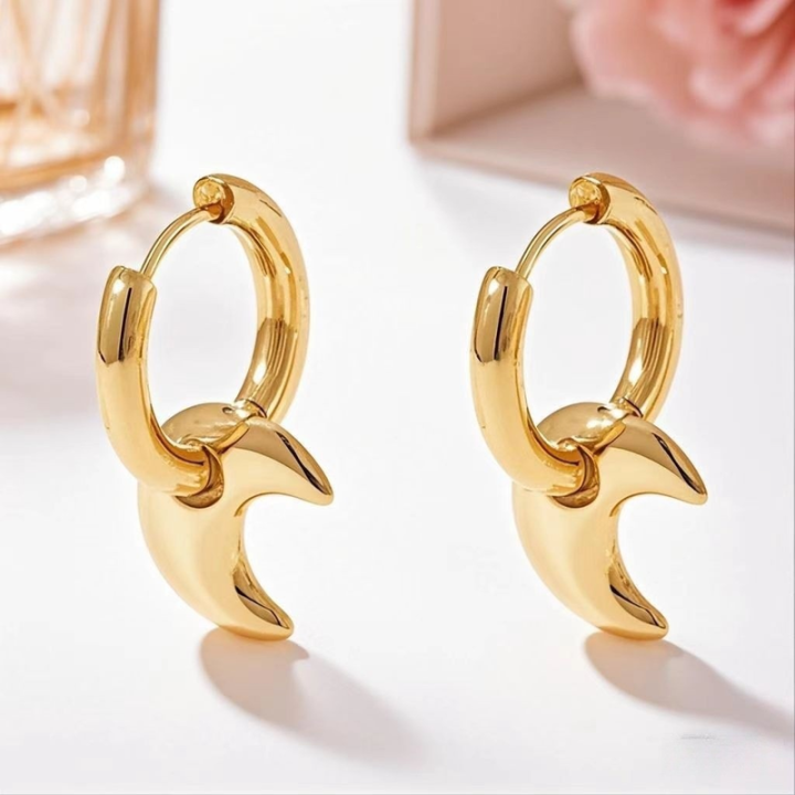 EVISPOL%20Punk%20Stainless%20Steel%20Huggie%20Hoop%20Earrings%20For%20Women%20Moon%20Star%20Heart-shaped%20Drop%20Earrings%20Cartilage%20Piercing%20Jewelry%20-%20Image%202