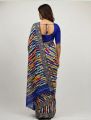 Bollywood Georgette Saree Women (Multicolor). 