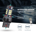 NLpearl 2x T20 LED 7440 WY21W W21W Led Bulbs 7443 W21/5W Led T20 Super Bright 3030SMD Backup Reversing Light for Car Signal Lamp. 