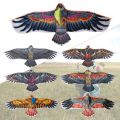1.1m Eagle Kite  Large Eagle Flying Bird Kites Children Gift Family Trips Garden Outdoor Sports DIY Toy. 
