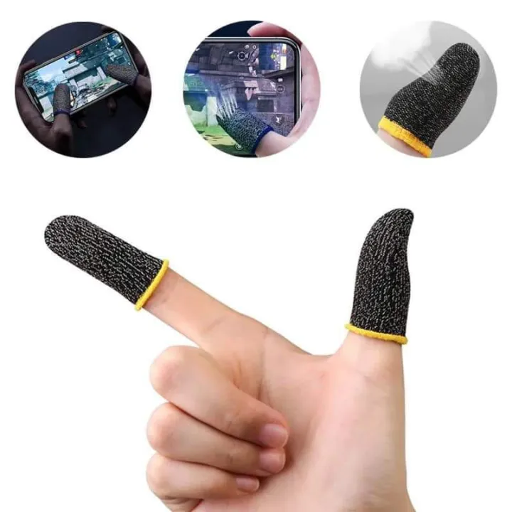 10%20Pair(20%20Pcs)%20Breathable%20Mobile%20Finger%20Sleeves%20/%20Sweatproof%20Gloves%20for%20Mobile%20Gaming%20-%20Black%20-%20Finger%20Sleeve%20-%20Image%206