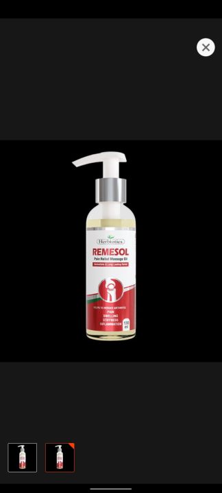Remesol Pain Relief and Massage Oil for immediate and long lasting relief