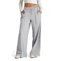 Fleece Sweatpants Women Streetwear Pants High Waist Loose Trousers Casual Straight Sport Wide Leg Baggy Pants Joggers.