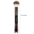 MAANGE Nose Contour U-Shaped Makeup Brush for Sculpting And Defining Double Head Foundation Highlighter Brush Nose Shadow Brush.