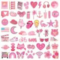 50/100PCS Pink VSCO Cute Girl Stickers Aesthetic Skateboard Laptop Guitar Graffiti Luggage Sticker Waterproof Decal Toys. 
