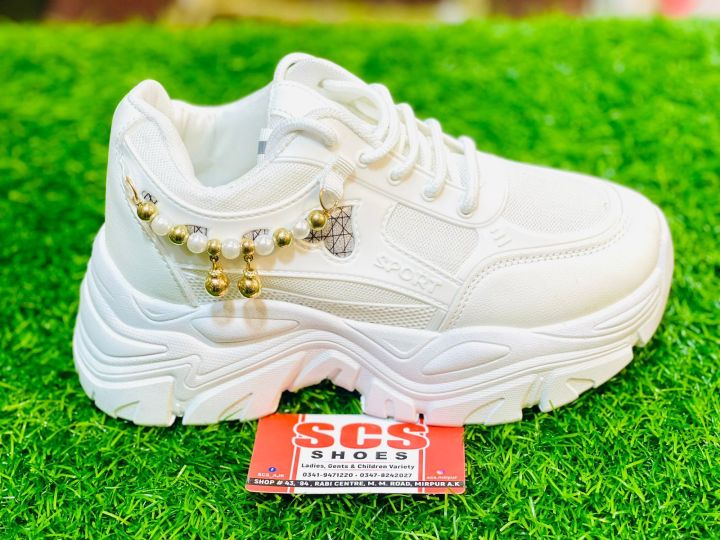 Side chain chunky shoes sneakers for girl