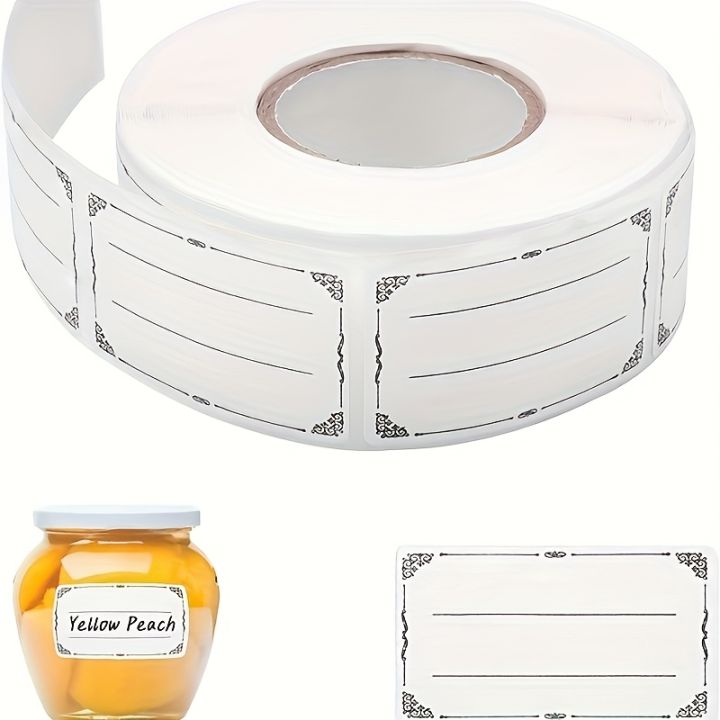 600 Sheets/Roll Freezer Labels - Waterproof & Oilproof, Low-Temperature ...