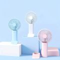 Mini USB Charging Handheld Fan Desktop Small Fan With Mobile Phone Holder Portable And Simple Outdoor Small Fan. 