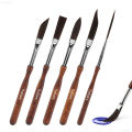 Yutiars 5Pcs High Detail Pinstriping Brushes Portable Premium Watercolor Oil Painting Brushes for Art DIY Hand-painted. 
