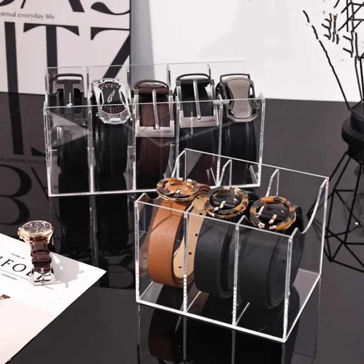 3/5/7%20Grid%20Belt%20Organizer%20Boxes,Acrylic%20Belt%20Storage%20Holder%20for%20Closet,Display%20Case%20for%20Tie,Bow%20Tie,Belt%20Storage%20Rack%20&%20Display%20-%20Image%204