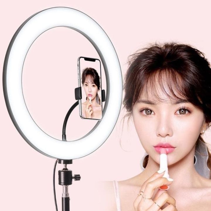 LED Ring Light  Tripod Stand 26CM/10 Inch LED Selfie Ring Light Studio Photography Photo Ring Fill Light For Smartphone