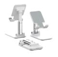 Foldable, Adjustable, Universal Mobile Stand  | Flexible Mobile Holder | Mobile & Tablet Holder |  Flexible Stand pack of 2. 