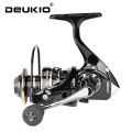 DEUKIO Spinning Reels 12KG Max Drag Carrete de pesca 5.2:1 Metal Handle Fishing Reel Coils Reel for Fishing Accessories 2023. 