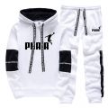 Hot Sales Mens Tracksuit Trend Printed Single Piece Sweatshirts Sweatpants Casual Hoodie Pants Office Home Quality Mens Clothing.