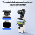 HUADAI Pocket 4 Silicone Cover,For Protective Case Lens Protector Scratch-Resistant Sleeve Skin Compatible For Osmo Pocket 4.