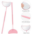 1pcs Eyelash Extension Inspect Mirror Moon Shaped Detachable Stainless Steel Lash Lifting Magnify Makeup Mirror Beauty Tools.