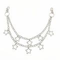 Punk Metal Crescent Geometric Bag Chain Hip Hop Hipster Cool Hundred Pair Pants Chain For Men and Women Rock and roll Accessorie.