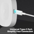 MOES Tuya Smart ZigBee Bluetooth Multi-Mode Gateway Hub Type-C Power Wireless Home Automation Works with Alexa  Home. 