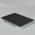 HUADO 2-Piece Set 12.1 13 13.3 14 15 15.4 15.6 Carbon Fiber Laptop Sticker Universal Net Sticker Reusable Laptop Case (Black).