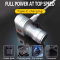 High power Laser Cannon Flashlight – Super Bright Rechargeable LED Torch with Long-Range Beam. 