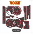 Engine kit fancy pvc Stickers For all 70cc Bikes Engine Sticker Kit 70, Engine Sticker Kit 125, Fancy Engine Sticker Kit 70, Silver Engine Sticker Kit, Engine Sticker Kit 70 Silver,. 