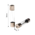 10PCS 6x30mm Glass Fuse Tube Fuse 6*30mm 250V 0.5A 1A 2A 3A 4A 5A 6A 8A 10A 12A 15A 20A 25A 30A Fast Fusing High Quality Fuse. 