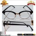 Optical Eye Sight Glasses -2.0 Eye Sight - Distance View Glasses - Oval Black Frame - With Case. 