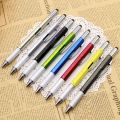 Pen 6 In 1 Multifunctional Touch Screen Pen Mobile Ballpoint Pen With Ruler Screwdriver Tool. 